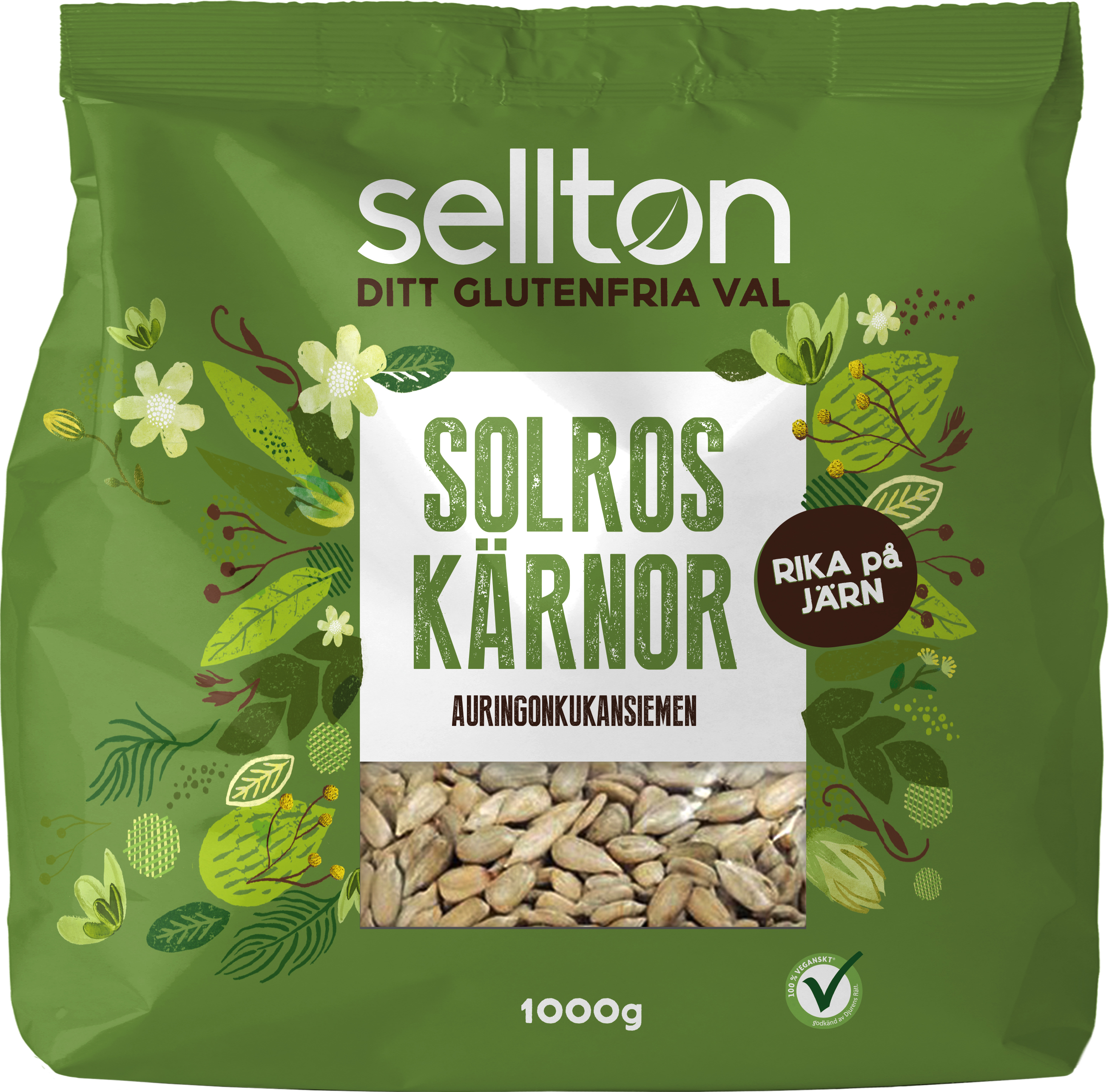 Sellton Solroskärnor 1000 g
