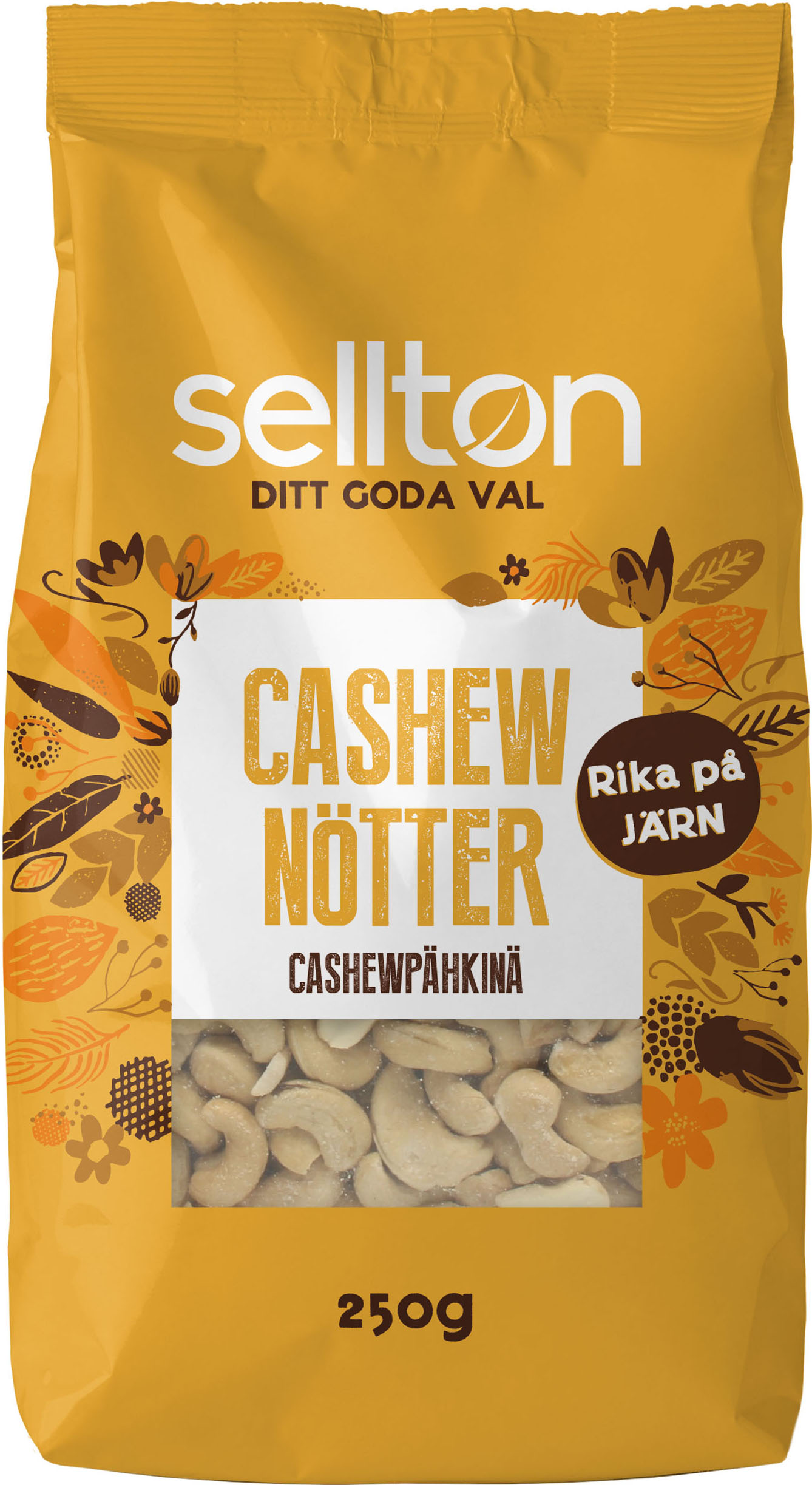 Sellton Cashewnötter 250 g