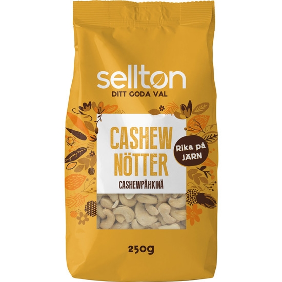 Sellton Cashewnötter 250 g