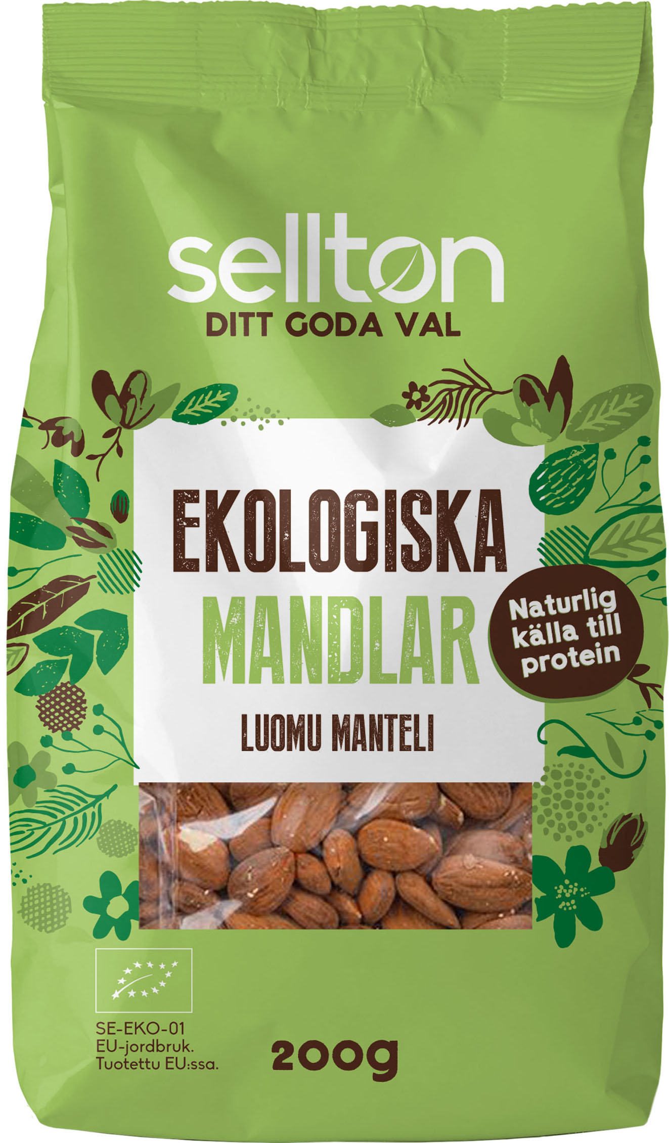 Sellton Mandel Hel Eko 200 g