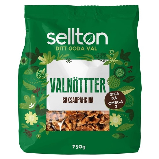 Sellton Valnötter 750 g