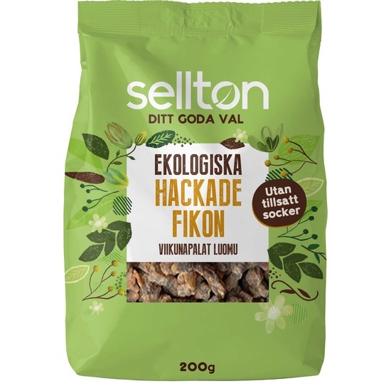Sellton Hackade Fikon Eko 200 g