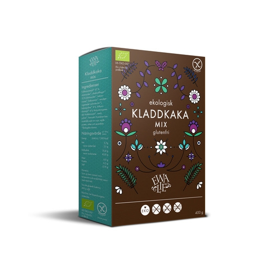 Ewalie Glutenfri Ekologisk Kladdkaka Mix 400 g