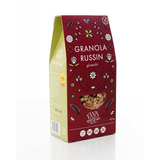 Ewalie Glutenfri Ekologisk Glanola Russin 425 g