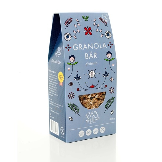 Ewalie Glutenfri Ekologisk Glanola Bär 425 g