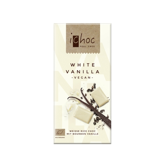 iChoc Rischoklad White Vanilla 80 g