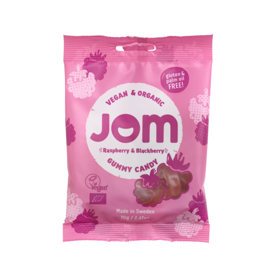 Jom Organic Raspberry & Blackberry 70 g