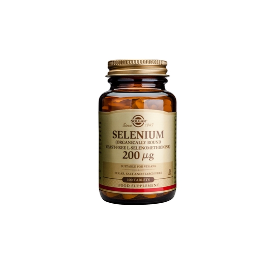 Solgar Selenium-6 200 ug (Yeast Free) 100 tabletter