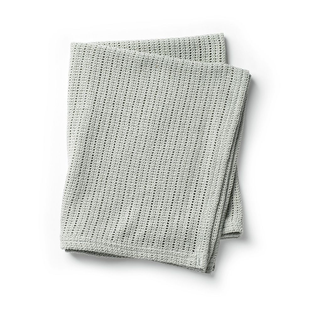 Elodie Cellular blanket Mineral Green