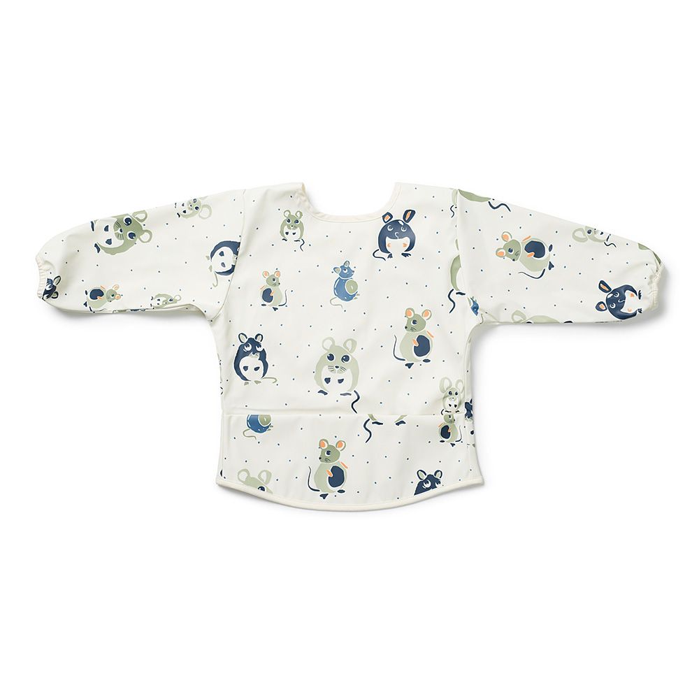 Elodie Long sleeve Baby Bib Forest Mouse