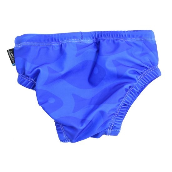 Swimpy Solid Fish Badblöja UV50+ Blue M