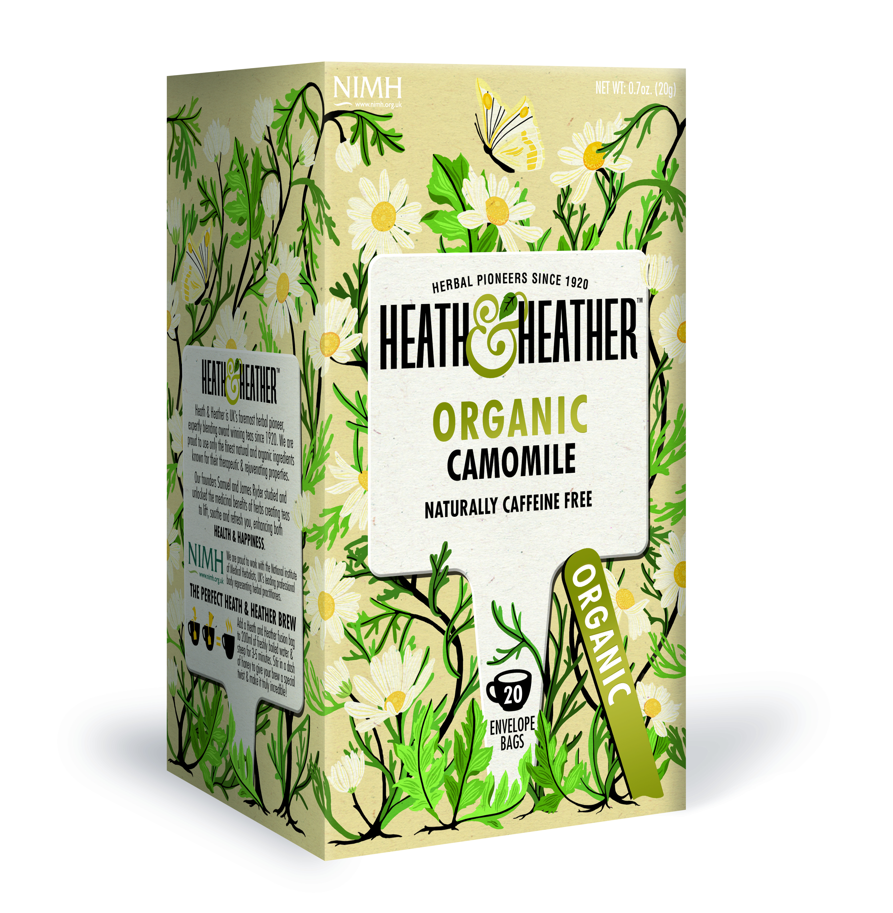Heath & Heather Te Camomile 20 st