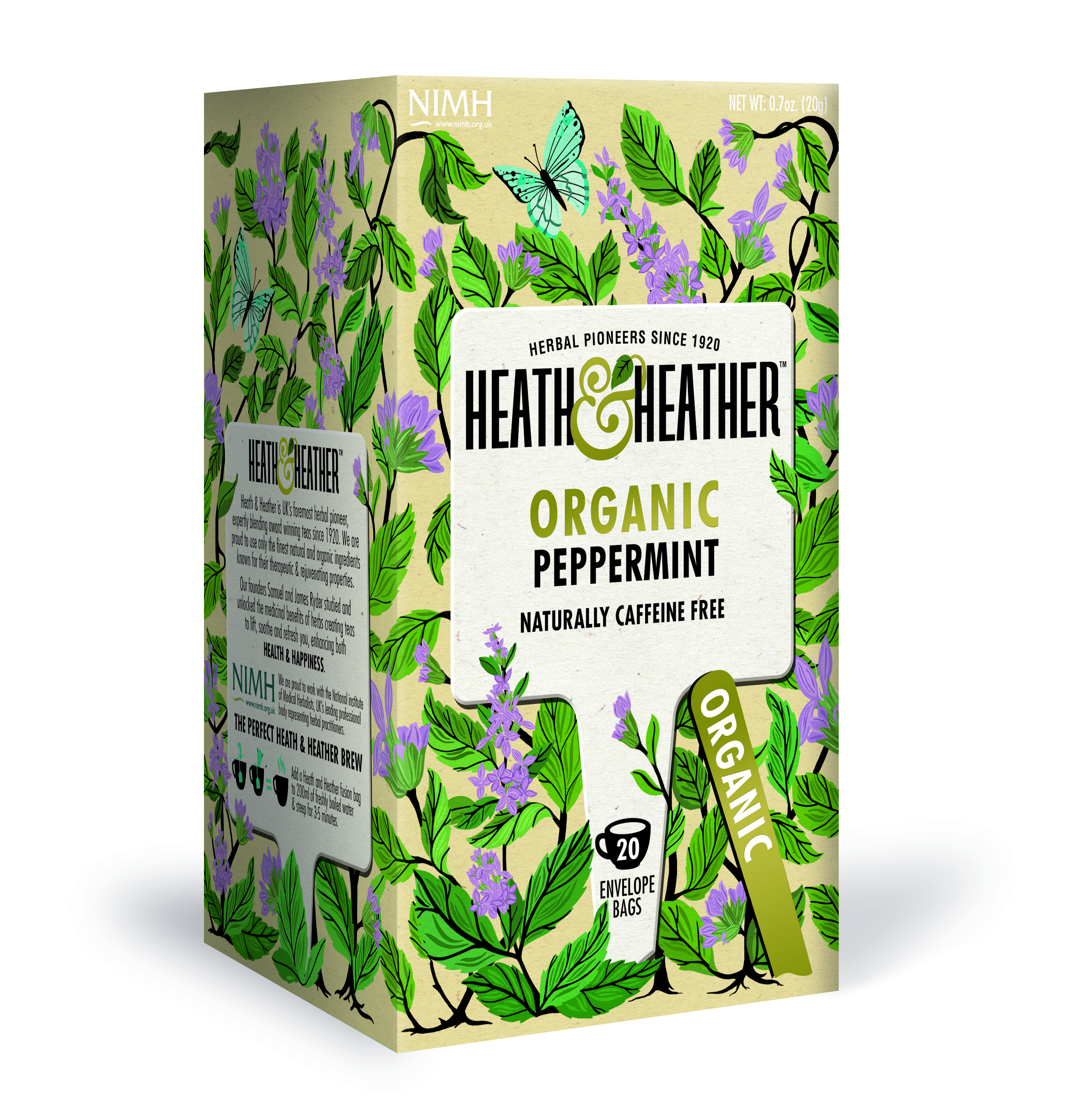 Heath & Heather Te Peppermint 20 st