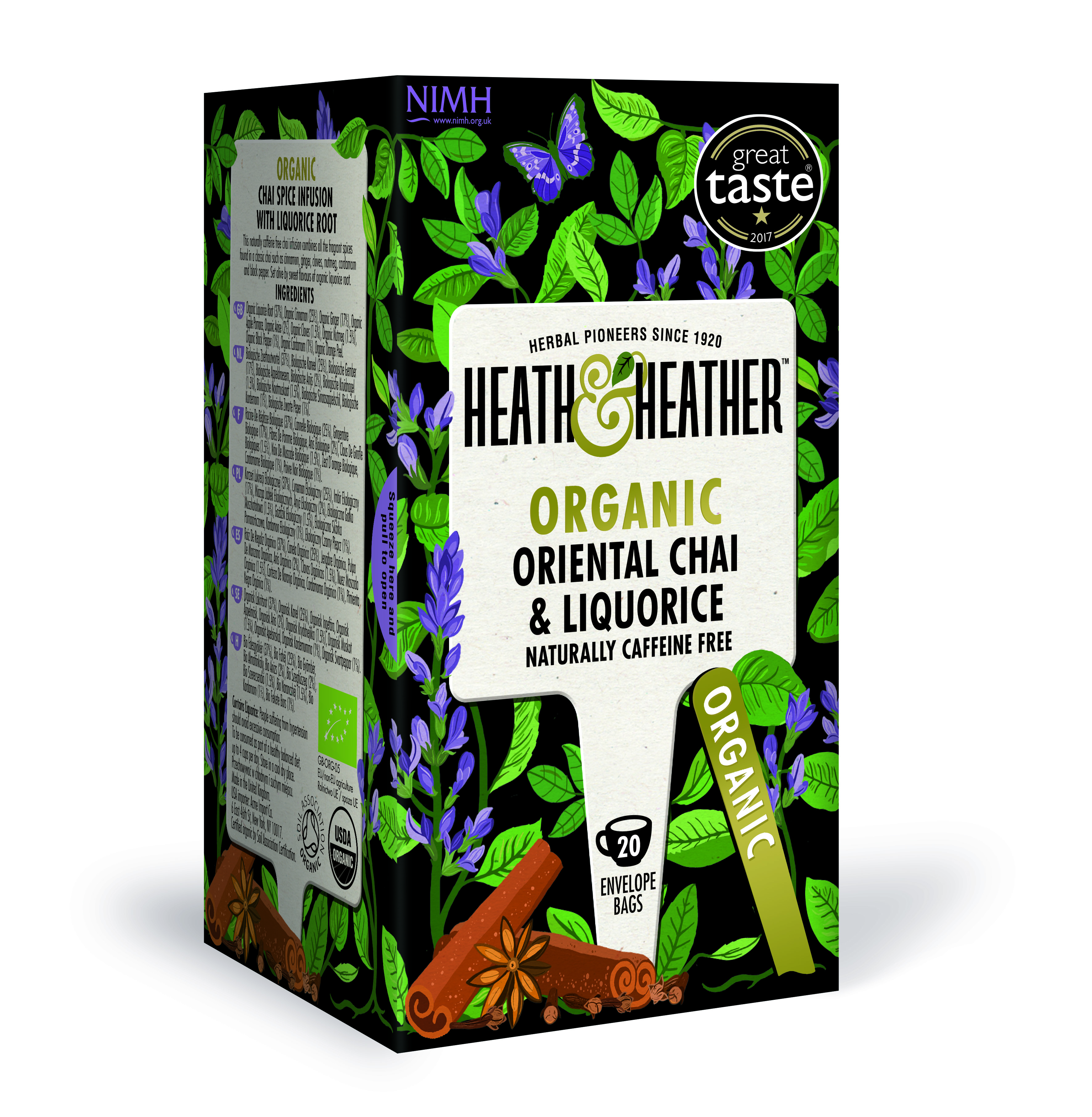 Heath & Heather Te Oriental Chai & Liquorice 20 st