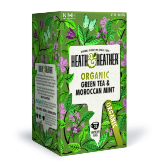 Heath & Heather Te Green Tea & Moroccan Mint 20 st
