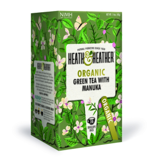 Heath & Heather Te Green Tea & Manuka Honey 20 st