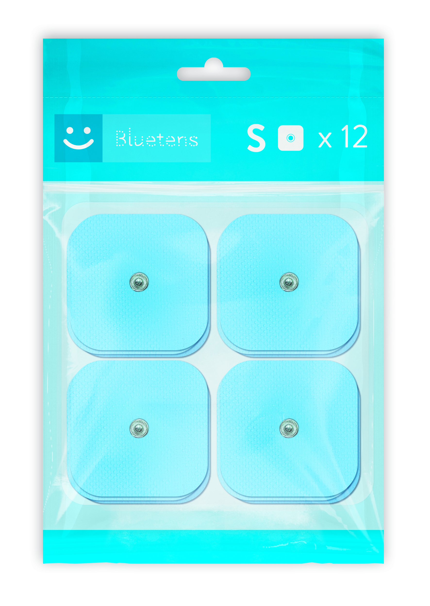 Bluetens Pack of 12 electrodes S UNIVERSAL