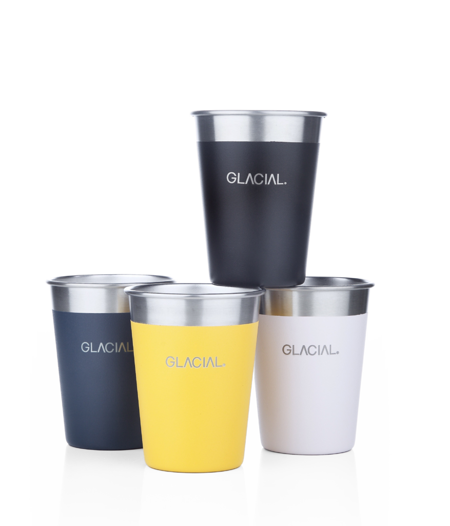 Glacial Mixed Matte Color Cup Set 4-pack