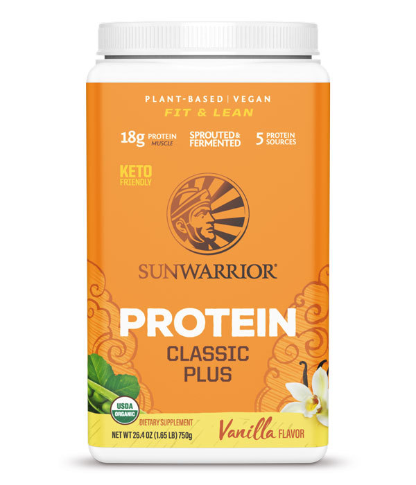 Sunwarrior Protein Classic Plus Vanilj 750 g