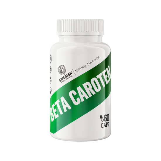 Swedish Supplements Beta Caroten 60 kapslar
