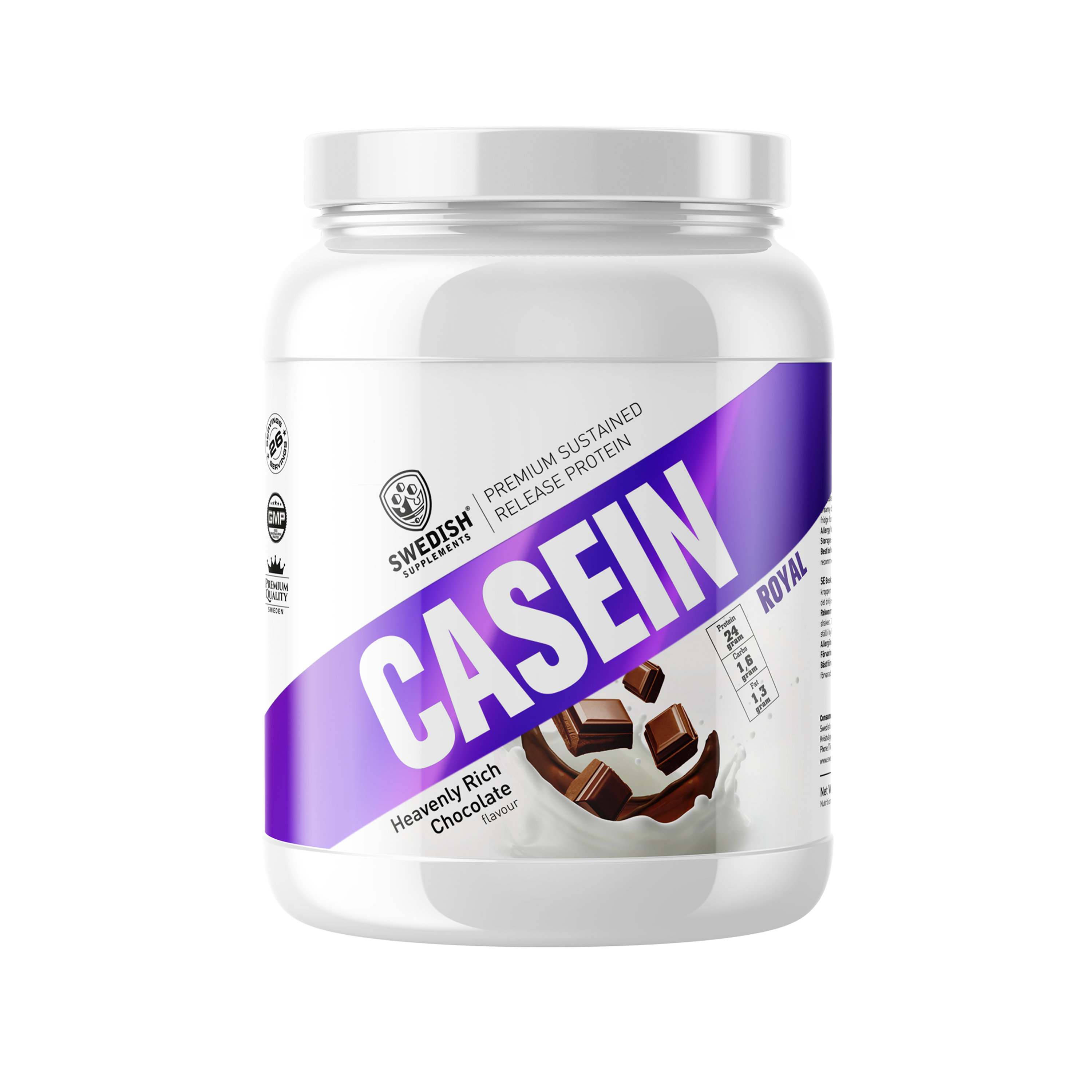 Swedish Supplement Casein Heavenly Rich Chocolate 900 g