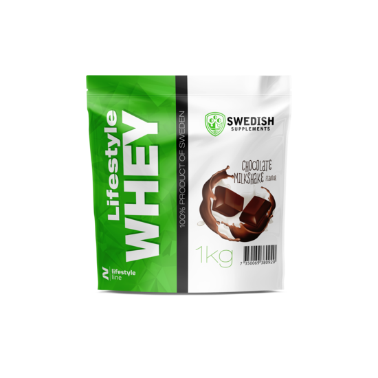 Swedish Supplements Lifestyle Whey Protein Chocolate Milkshake 1 kg