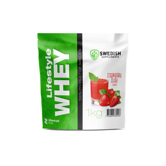 Swedish Supplements Lifestyle Whey Protein Strawberry Slush 1 kg
