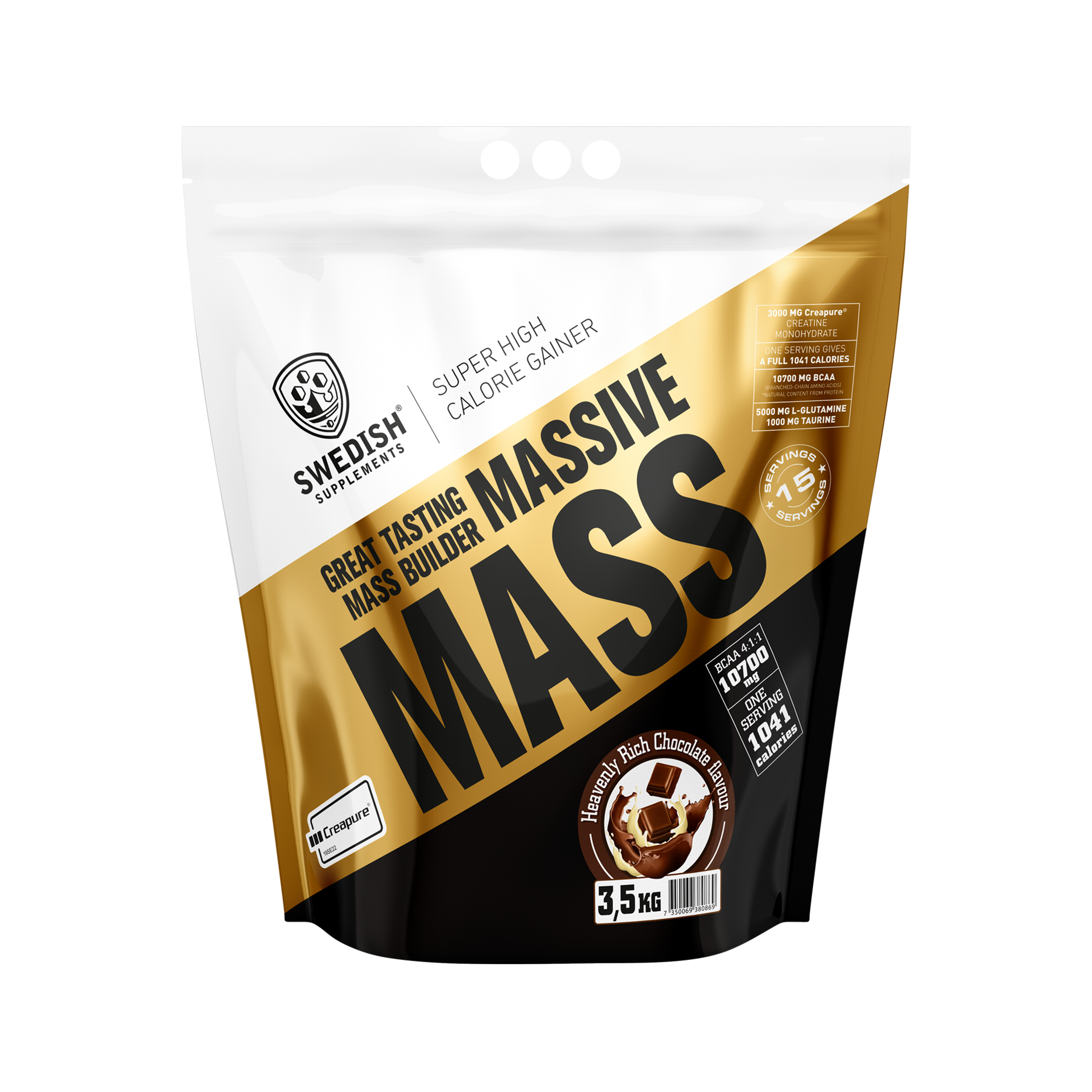Swedish Supplements Massive Mass Heavenly Rich Chocolate 3,5 kg