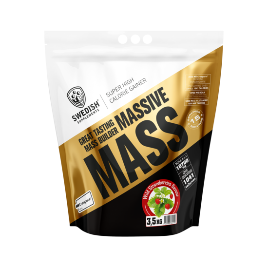 Swedish Supplements Massive Mass Wild Strawberry 3,5 kg