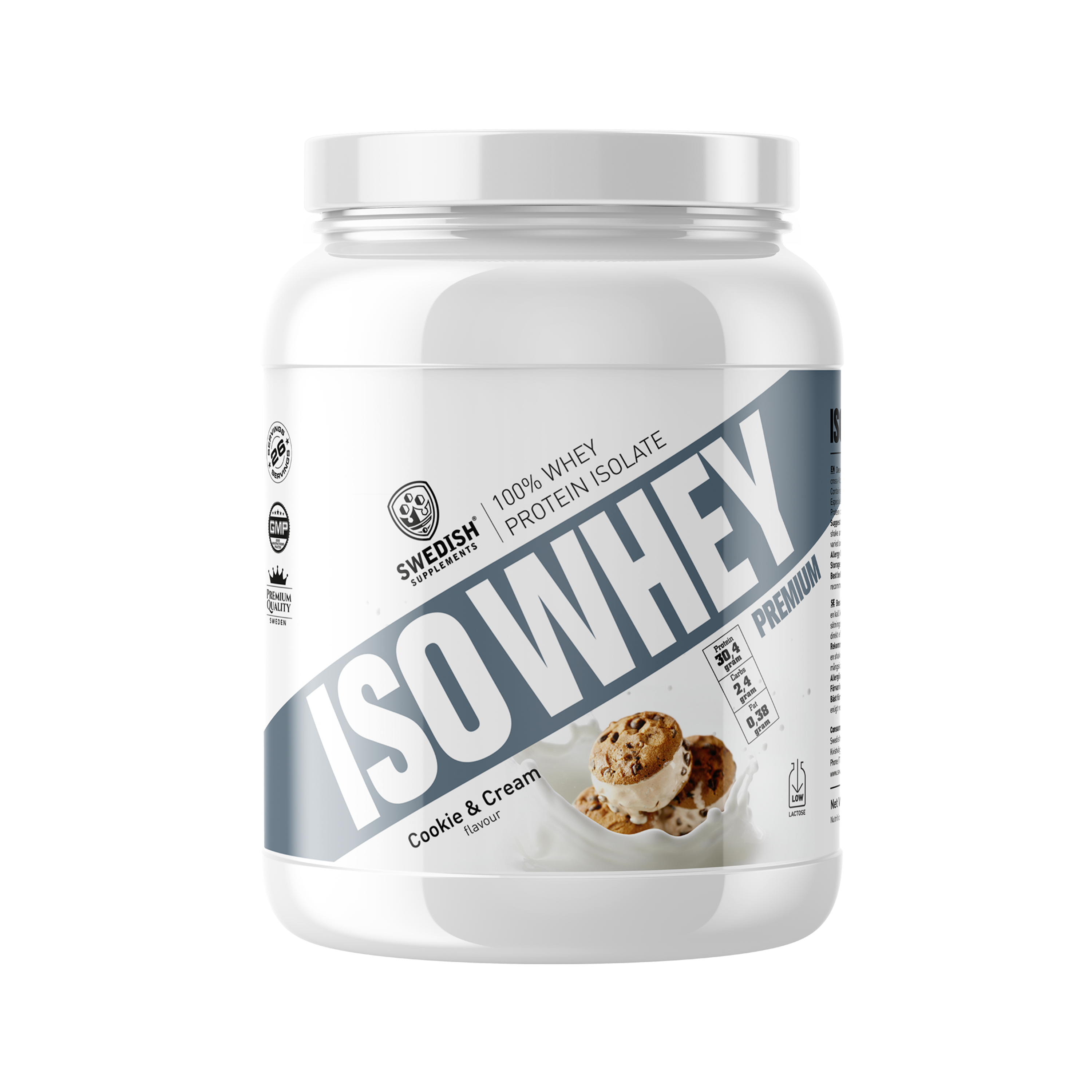 Swedish Supplements Whey Isolate Cookies & Cream 920 g