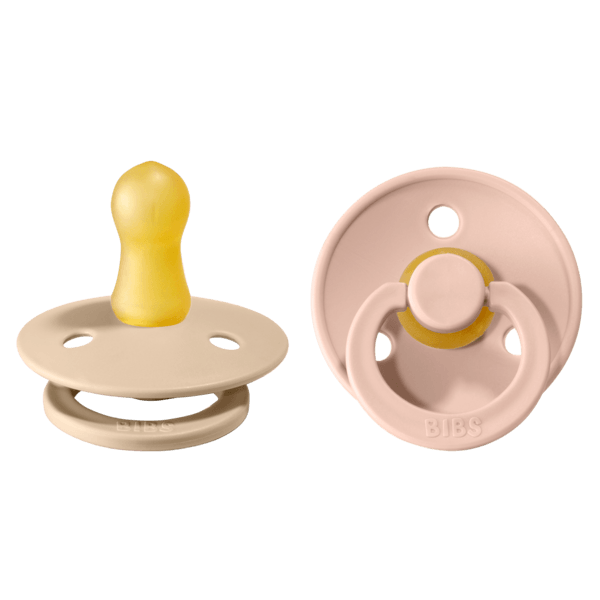 BIBS Colour Vanilla/Blush strl. 1 (0-6 månader) 2-pack