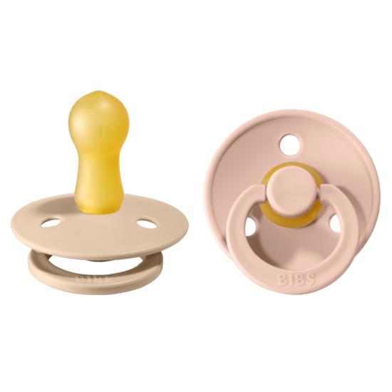 BIBS Colour Latex Size 2 Vanilla/Blush 2-pack