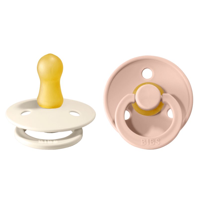BIBS Colour Latex Size 1 Ivory/Blush 2-pack