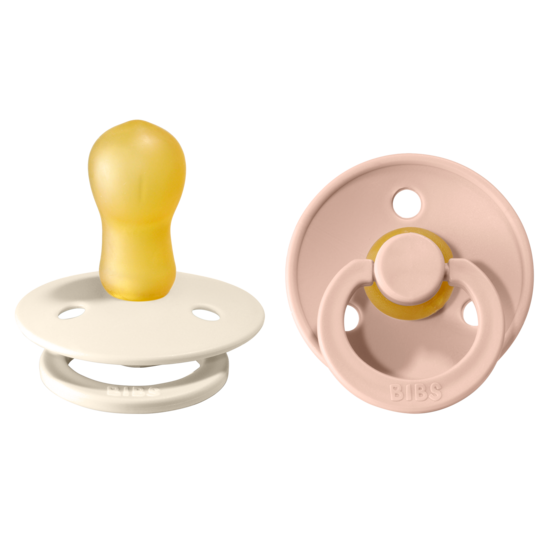 BIBS Colour Latex Size 3 Ivory/Blush 2-pack