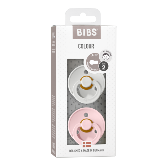 BIBS Colour Haze/Blossom strl. 2 (6-18 månader) 2-pack