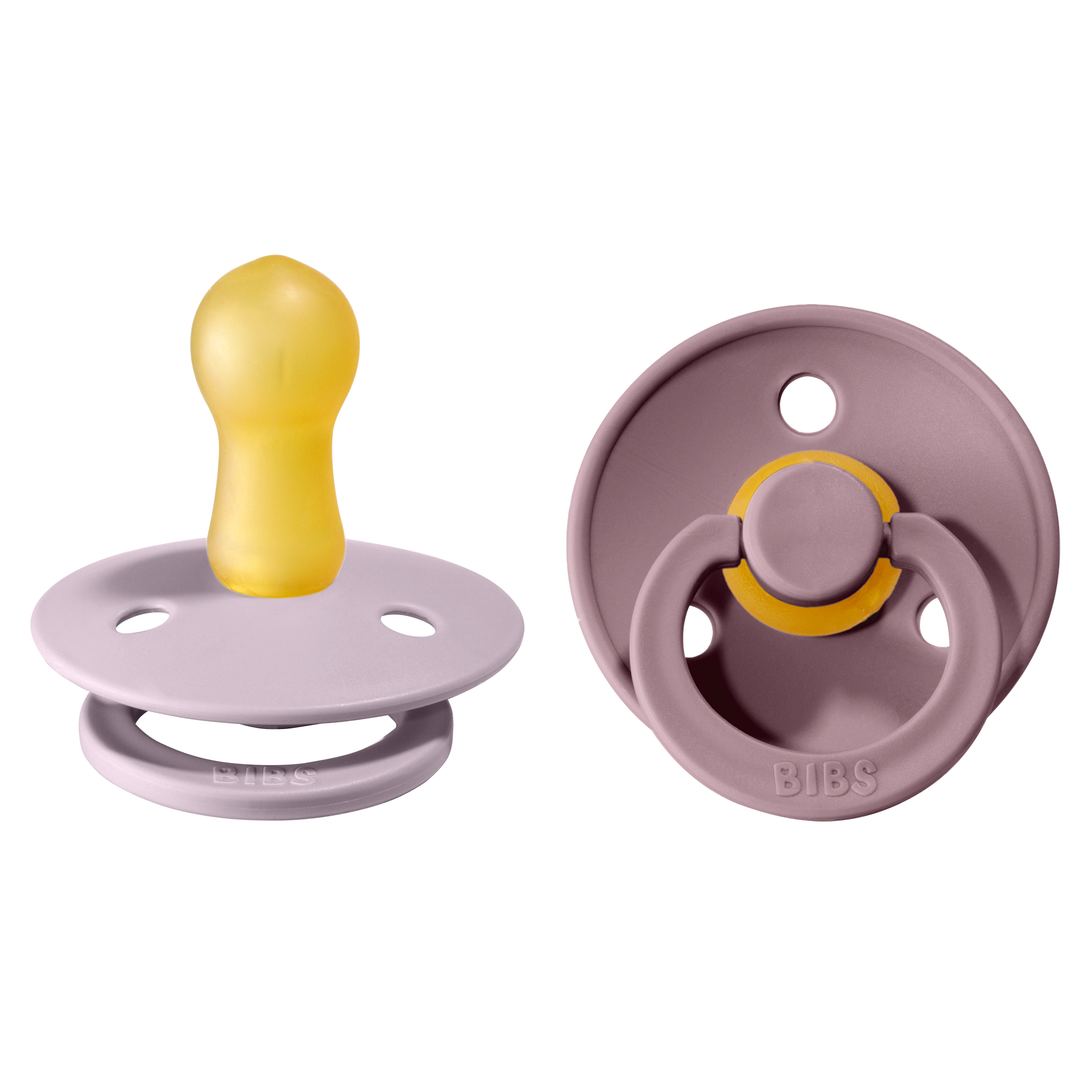 BIBS Colour Dusky Lilac/Heather strl. 2 (6-18 månader) 2-pack
