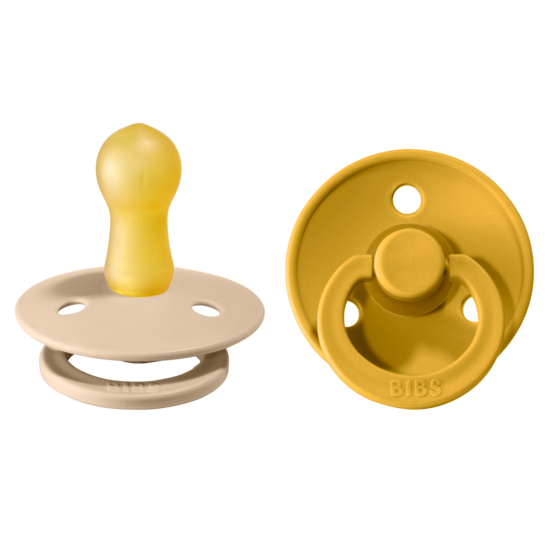 BIBS Colour Nappar Vanilla/Mustard strl. 2 (6-18 månader) 2-pack
