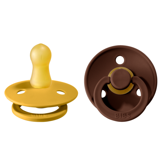BIBS Colour Nappar Mustard/Mocha strl. 1 (0-6 månader) 2-pack