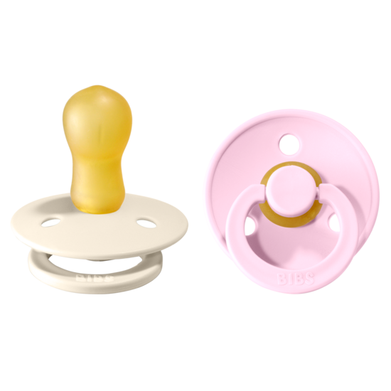 BIBS Colour Nappar Ivory/Baby Pink strl. 3 (+18 månader)2-pack