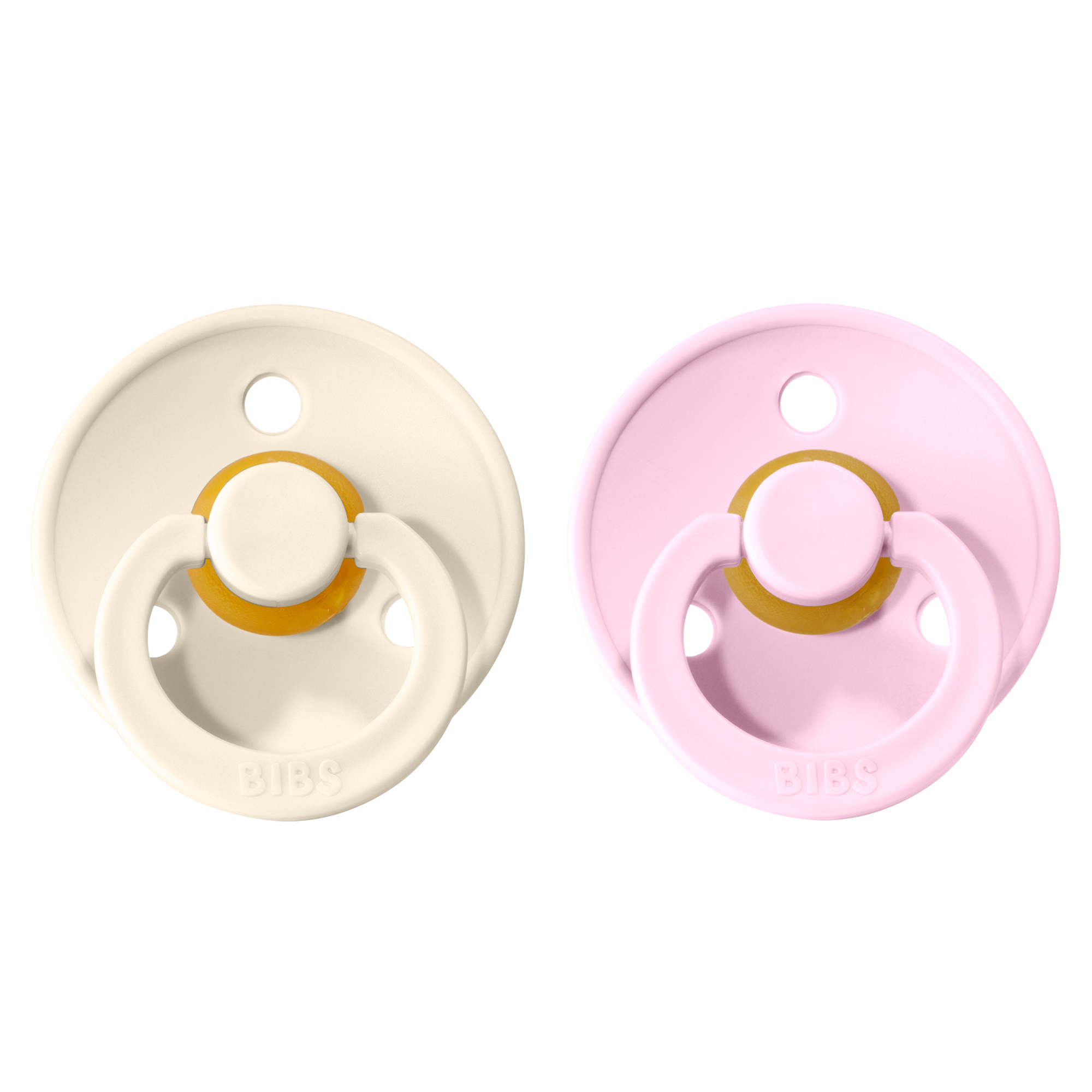 BIBS Colour Nappar Ivory/Baby Pink strl. 3 (+18 månader)2-pack