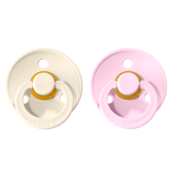 BIBS Colour Nappar Ivory/Baby Pink strl. 3 (+18 månader)2-pack