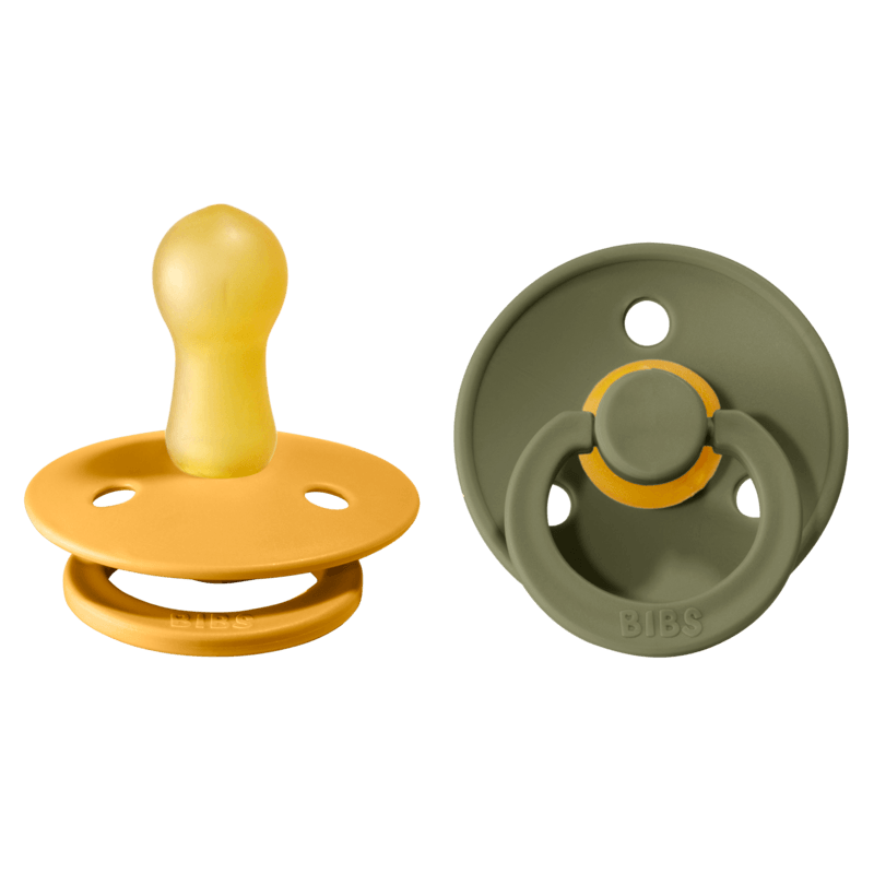 BIBS Colour Latex Size 2 Honey Bee/Olive 2-pack