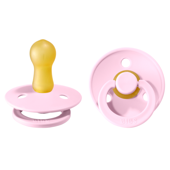 BIBS Colour Latex Size 2 Baby Pink/Baby Pink 2-pack