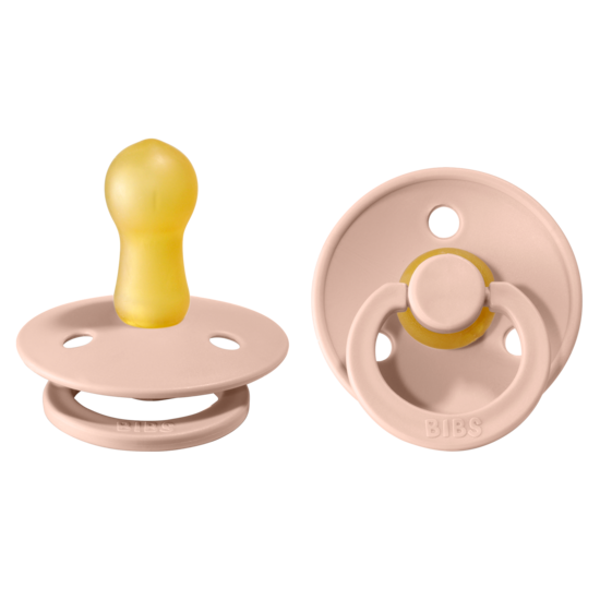 BIBS Colour Latex Size 2 Blush/Blush 2-pack