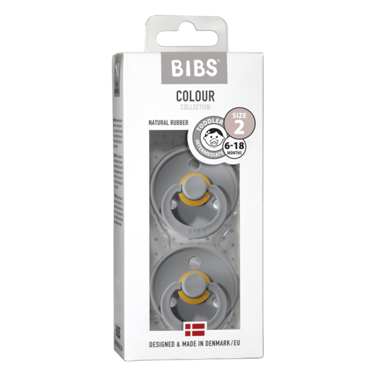 BIBS Colour Nappar Cloud/Cloud strl. 2 (6-18 månader) 2-pack