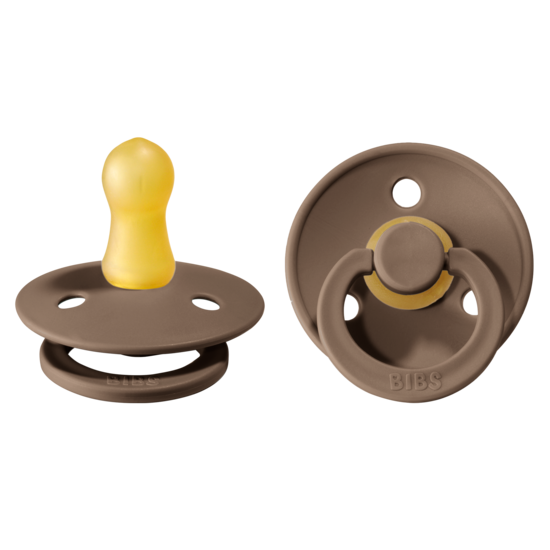 BIBS Colour Nappar Dark Oak/Dark Oak strl. 1 (0-6 månader) 2-pack