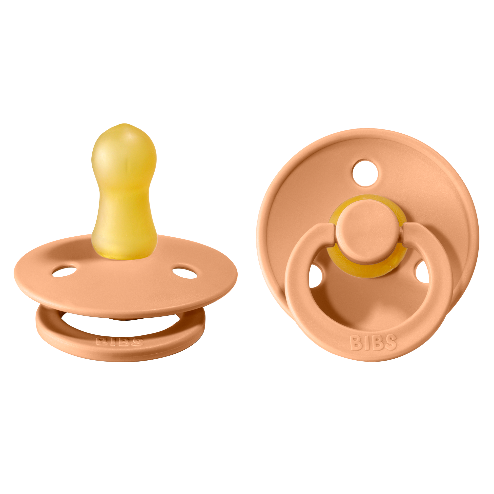 BIBS Colour Nappar Peach/Peach strl. 1 (0-6 månader) 2-pack