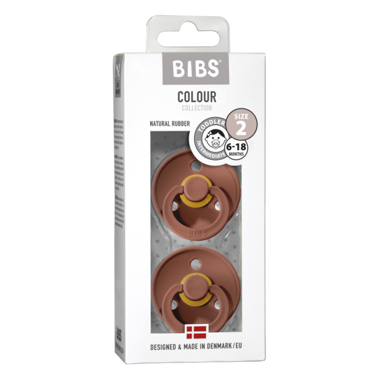 BIBS Colour Latex Size 2 Woodchuck/Woodchuck 2-pack