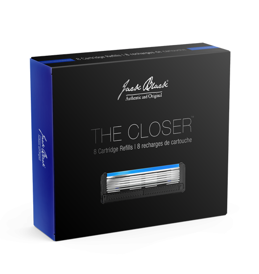 Jack Black The Closer 5-Blade Cartridge Razor Refills 8 st