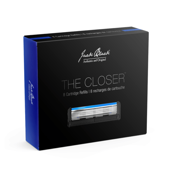 Jack Black The Closer 5-Blade Cartridge Razor Refills 8 st